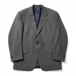Marcus Neiman Collection Gray Blue Pinstripe 3 Button‎ Blazer, Men's 43L Jacket